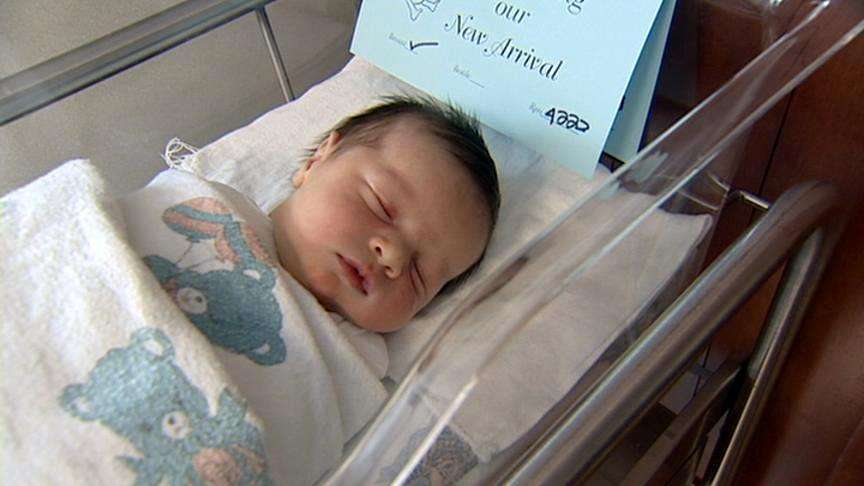 Baby couldn't wait for hospital