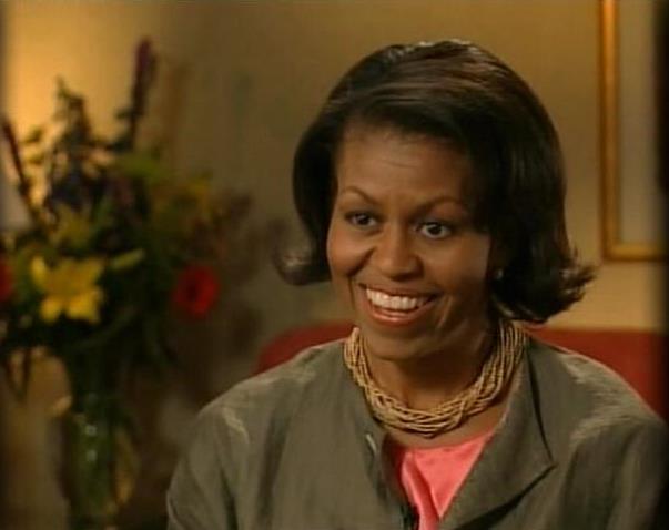 Obama's wife says president's job is providing for children