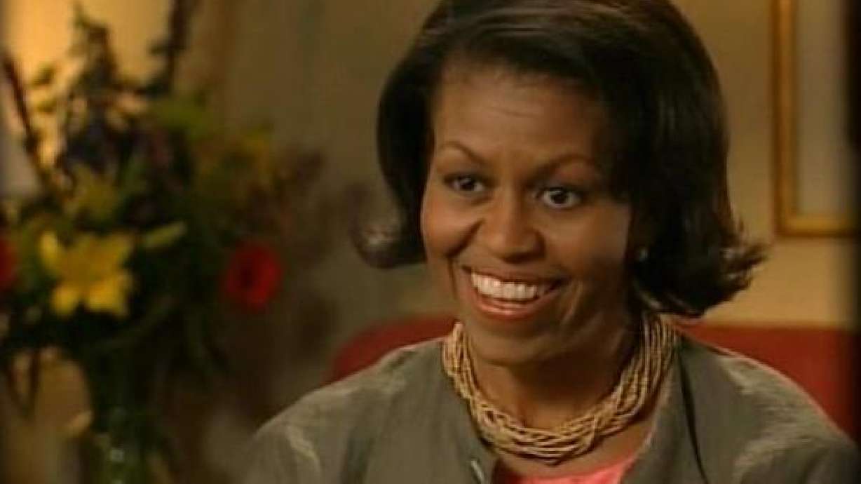 Obama's wife says president's job is providing for children