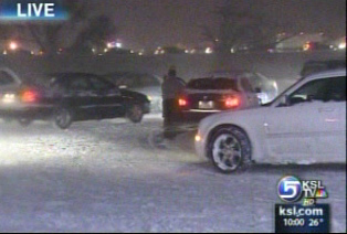 Blizzard wreaking havoc across Wasatch Front