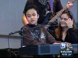 Disabled boy a musical genius