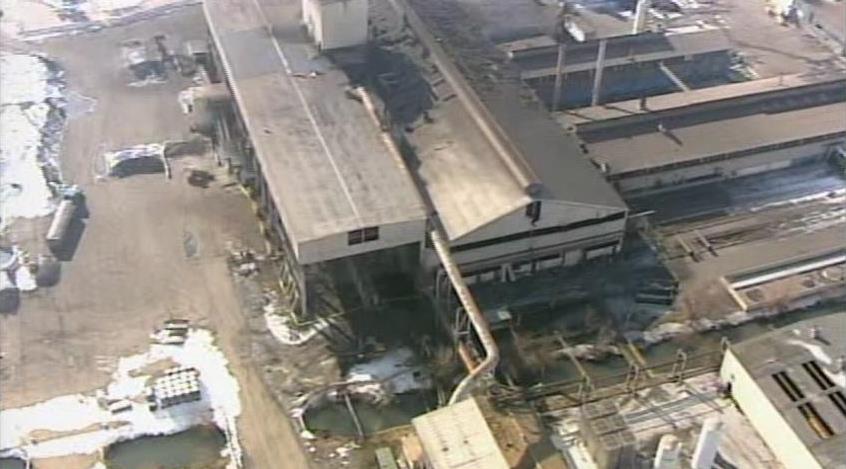 Plant shut down after explosion