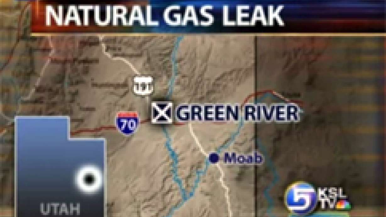 Natural Gas Spews From Ground in Grand County