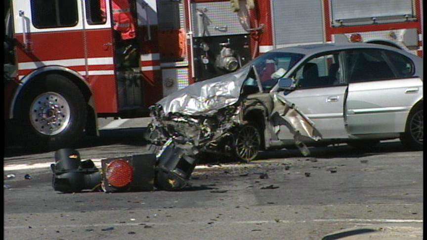 Serious Accident at Busy Intersection Injures Two
