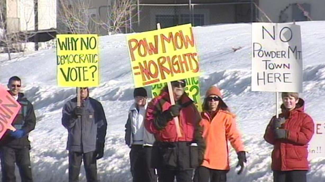 Eden residents protest proposed Powder Mountain incorporation