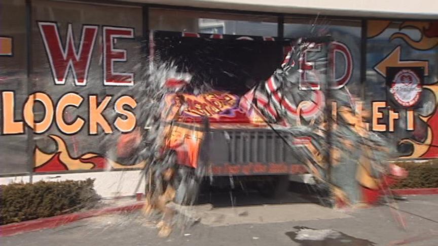 Menlove uses monster truck to start demolition