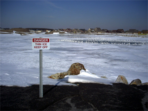 Deceivingly thin ice is problem in Daybreak development