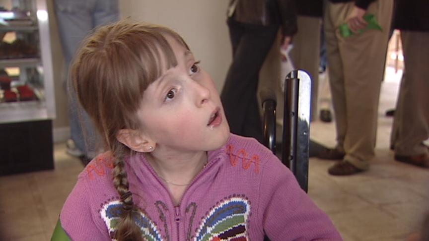 Small girl's big dreams become reality