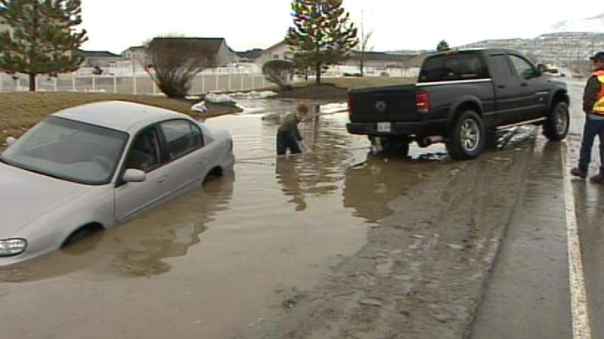 Flood waters recede in Saratoga Springs