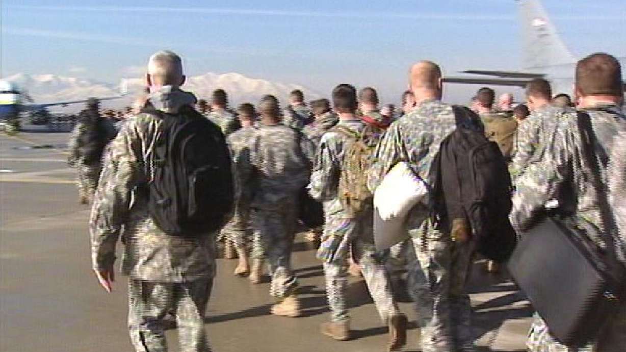 Hundreds of Utah soldiers begin 12-month deployment