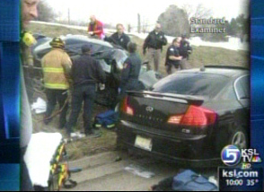 Teenager dies in car crash in Ogden