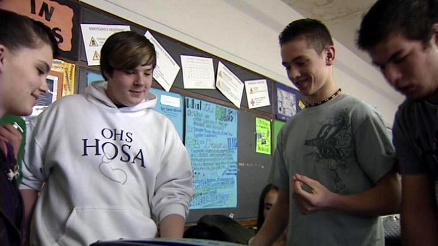 Students learn just how effective hand washing can be