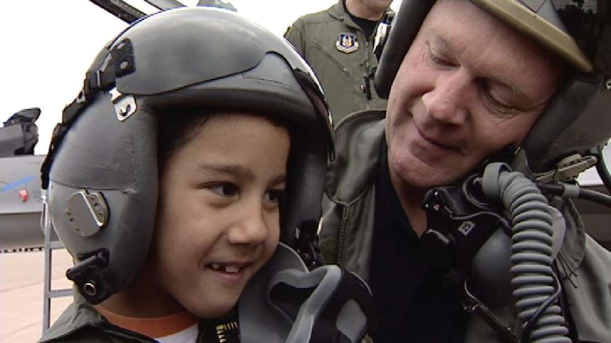 Boy Gets Ride of His Life on an F-16