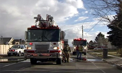 Family escapes house fire