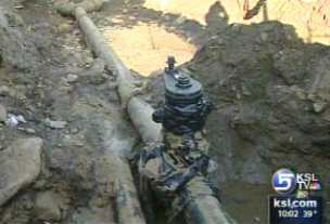Water tank leak means residents need to conserve