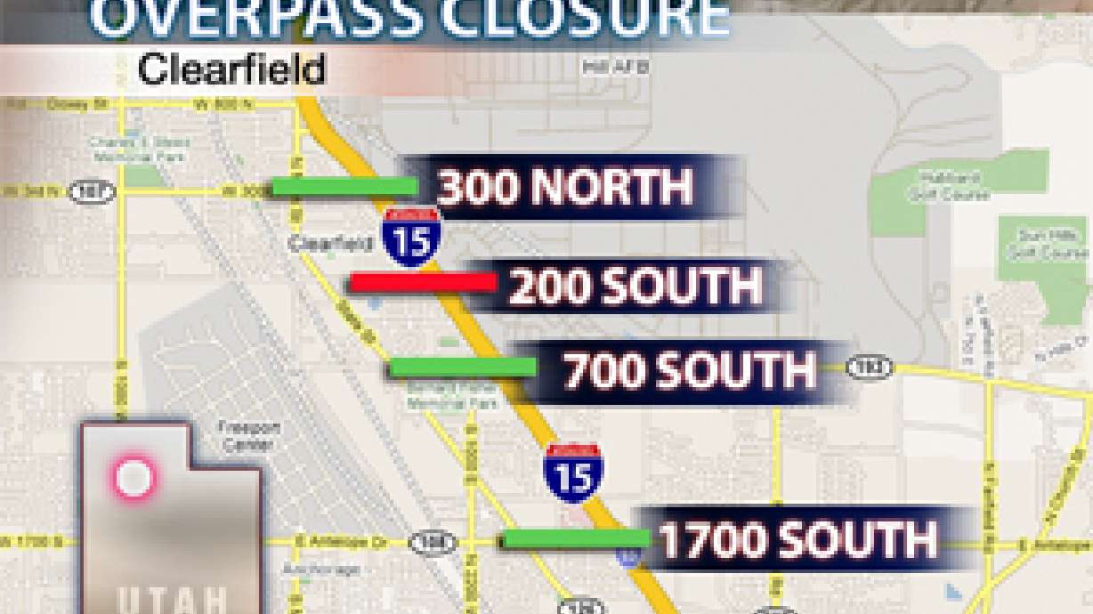 Road construction to disrupt Davis County commute