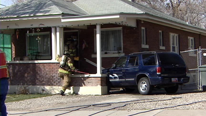 Man crashes vehicle into Salt Lake City home