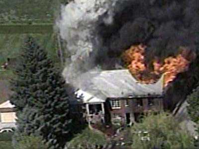 Fire Rips Through Salt Lake Home