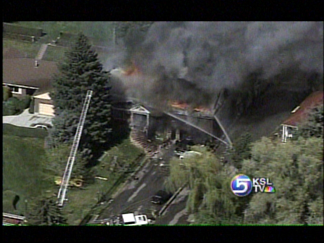 Fire Rips Through Salt Lake Home