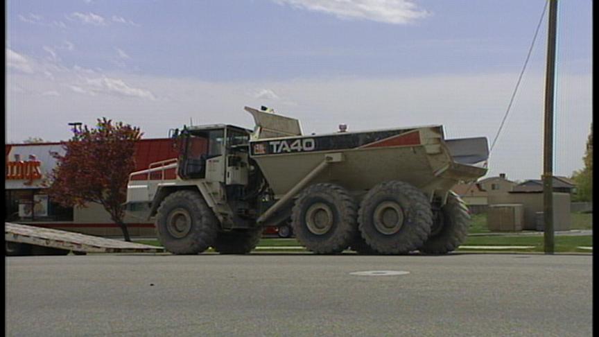 Tractor Trailer Knocks Down Power Poles