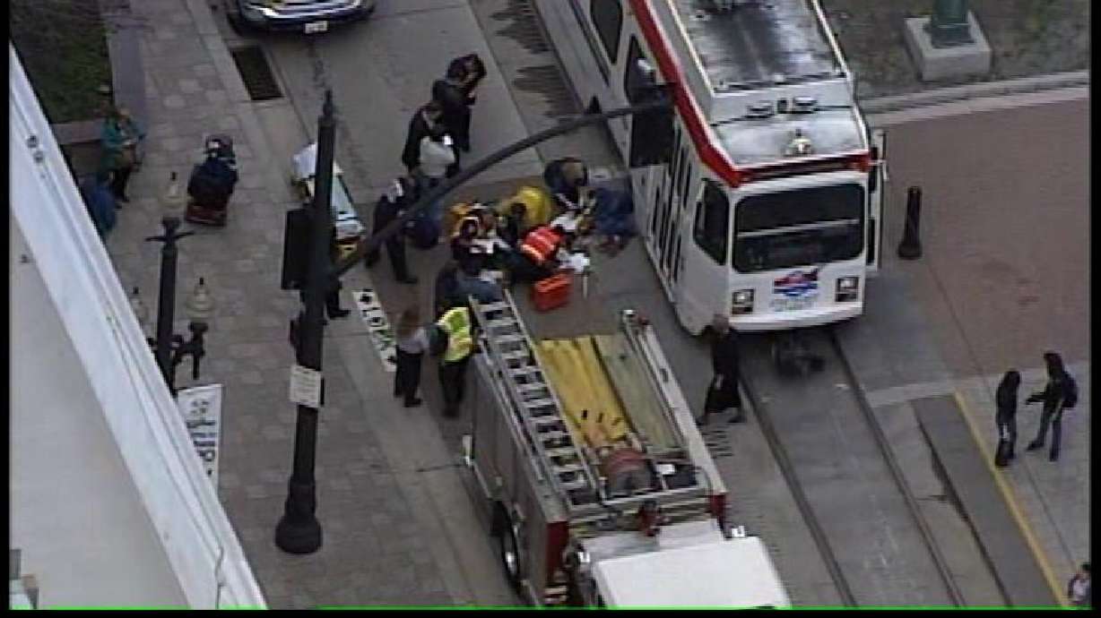 Man Hit by TRAX Train