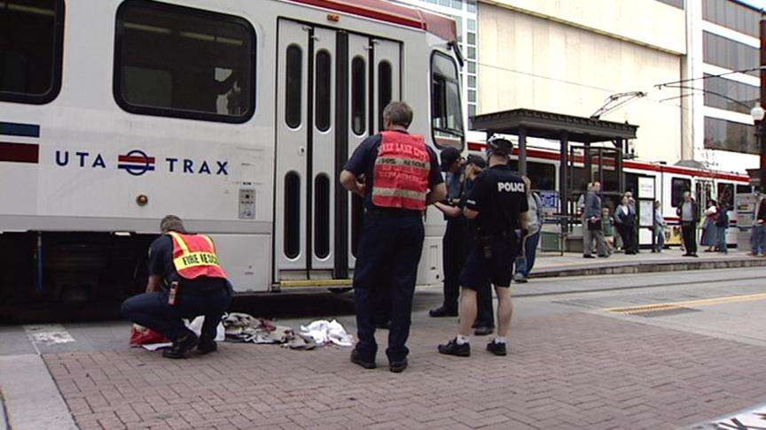 Man Hit by TRAX Train