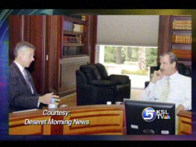 President Vicente Fox to Visit Salt Lake