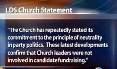 Business Leader Takes Blame in Romney-Church Controversy