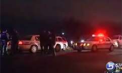 Officers search for man accused of threatening wife