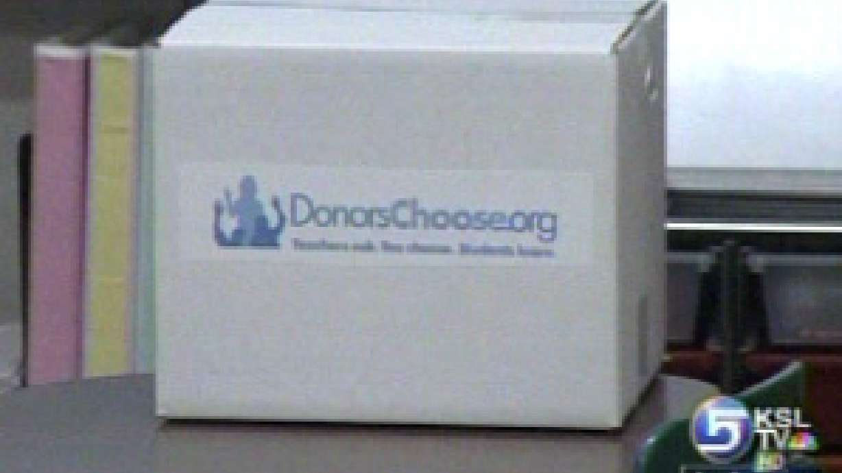 Donors helping schools through Web site