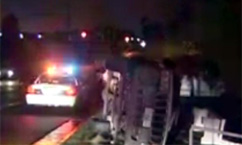 Car Rolls Over, Driver and Passenger Arrested