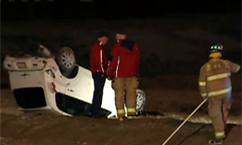 Crews search for woman believed to be in crashed car