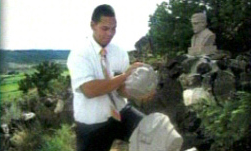 Bishop urges forgiveness; shrine vandalism investigation over