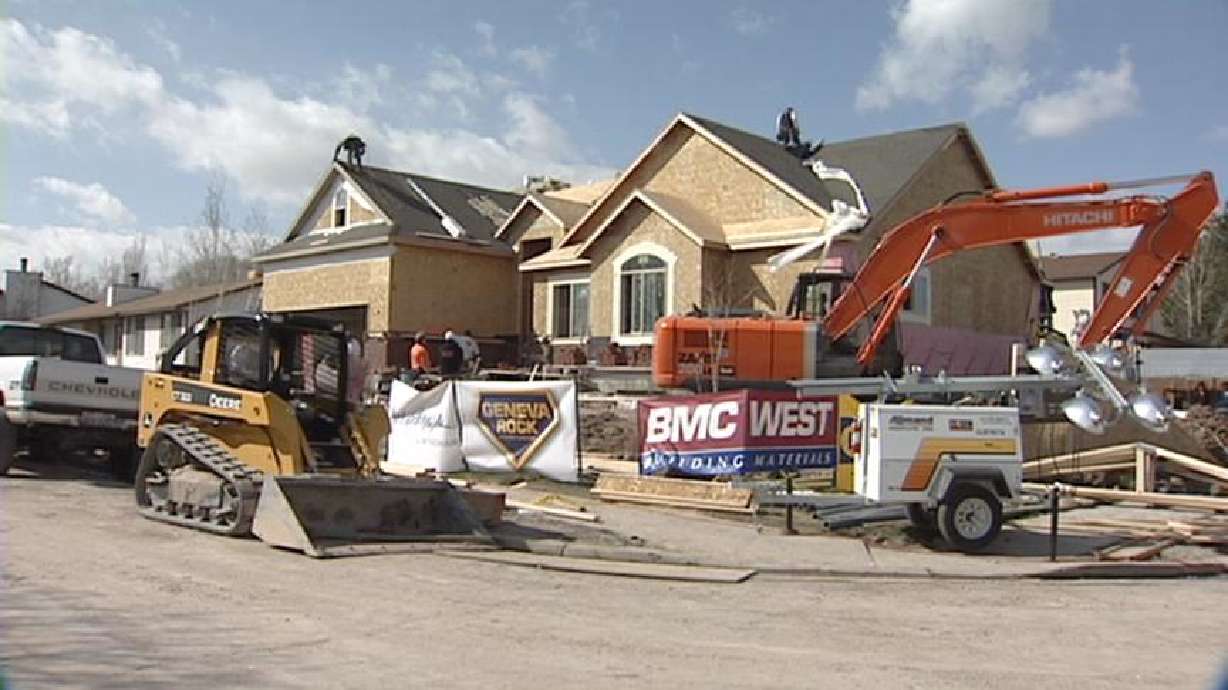 Taylorsville family's home going up in record time