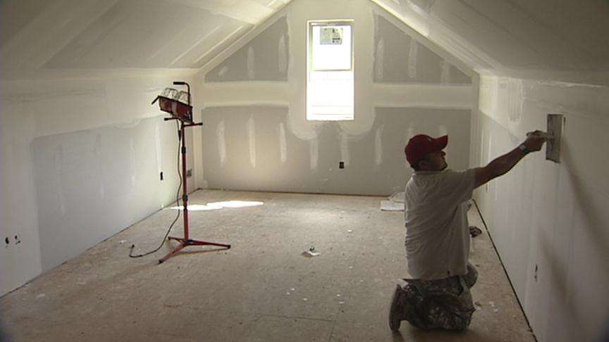 Taylorsville family's home going up in record time