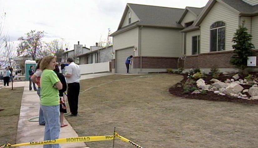 Family sees new home for the first time