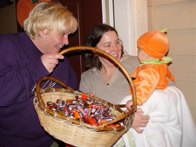 Shoppers Stocking Up for Trick-or-Treaters