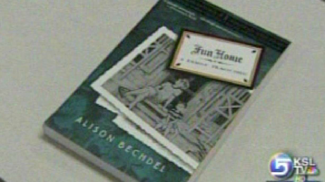 Students protesting book used in English class