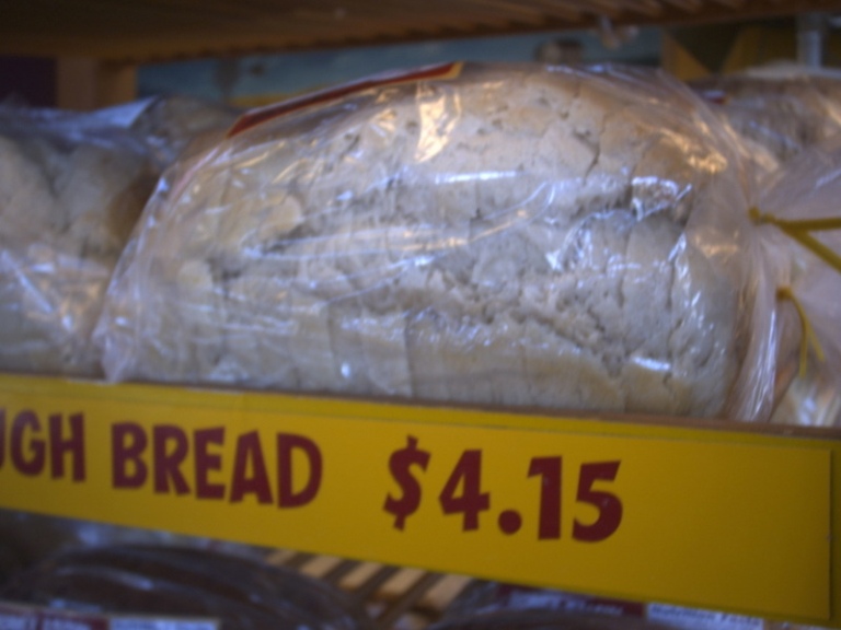 Wheat prices driving up cost of bread