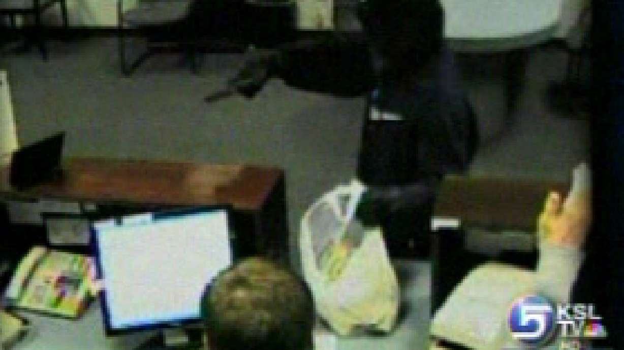 Police release video of robbery