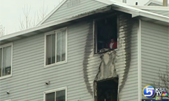 Fire damages apartments in Orem