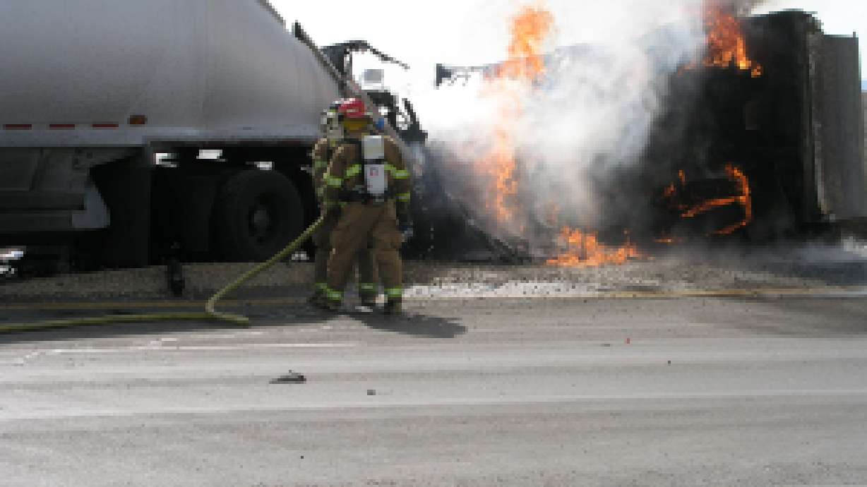 Coal truck driver dies after collision with gravel truck