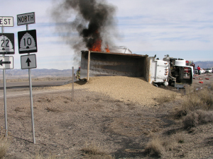 Coal truck collides with gravel truck near Price; 2 hurt