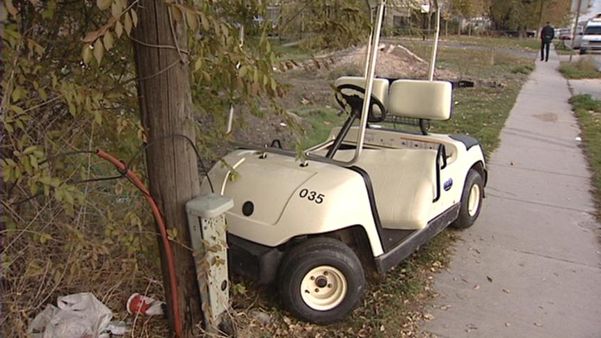 Teens Steal Golf Carts