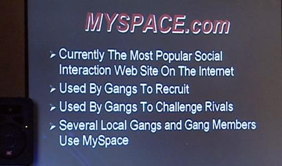 Law enforcement agencies gather to study gangs