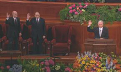 Pres. Monson sustained, new apostle named at LDS conference