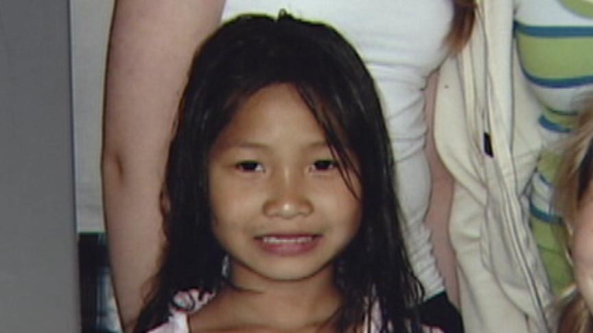 Community says good-bye to young girl