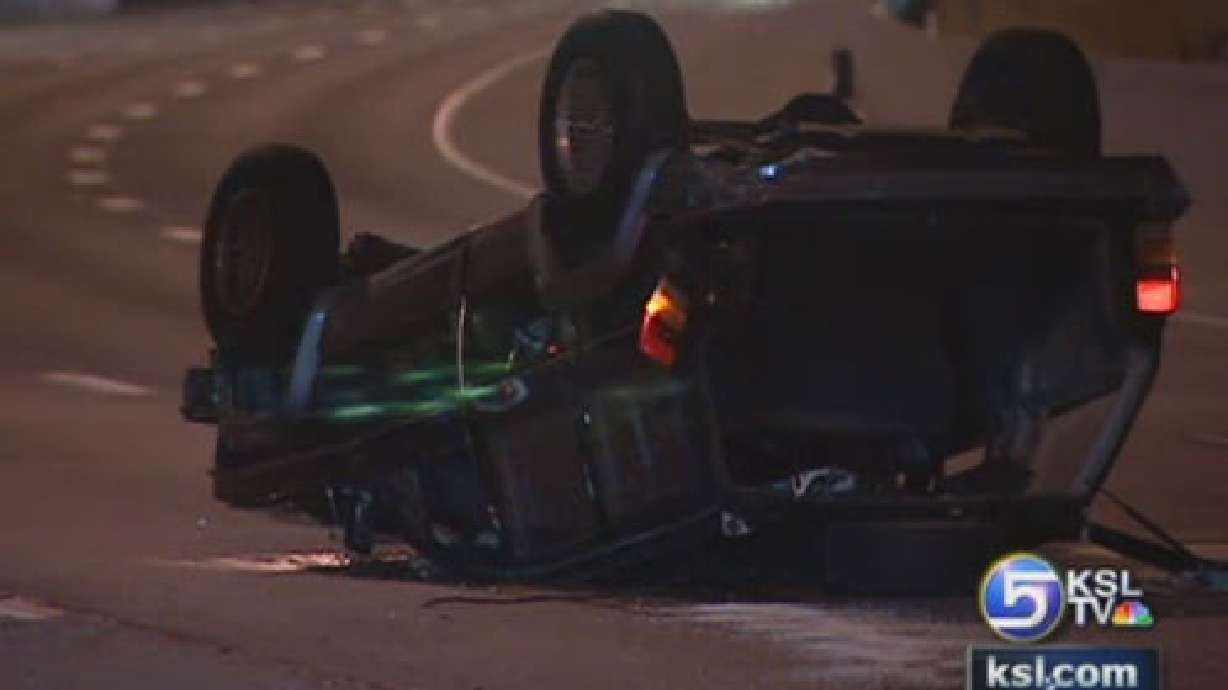 Car Racing on I-15 Causes Accident