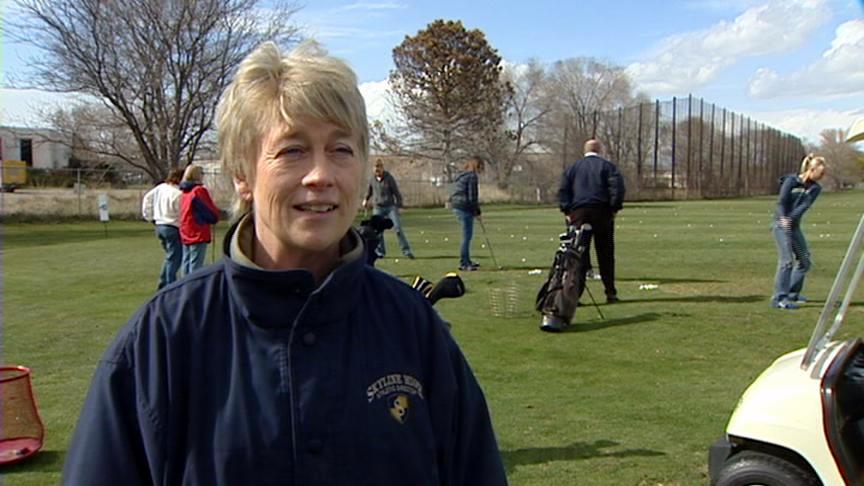 High schools girls tee off