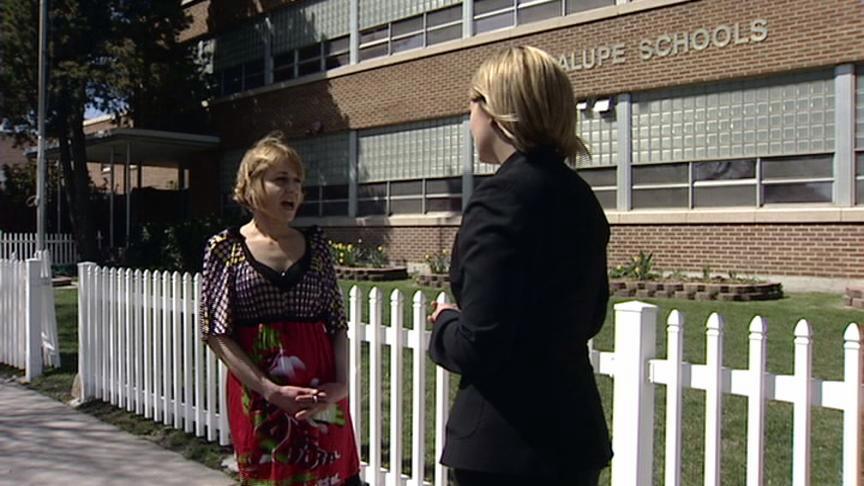 Student asks for help in getting her homework back